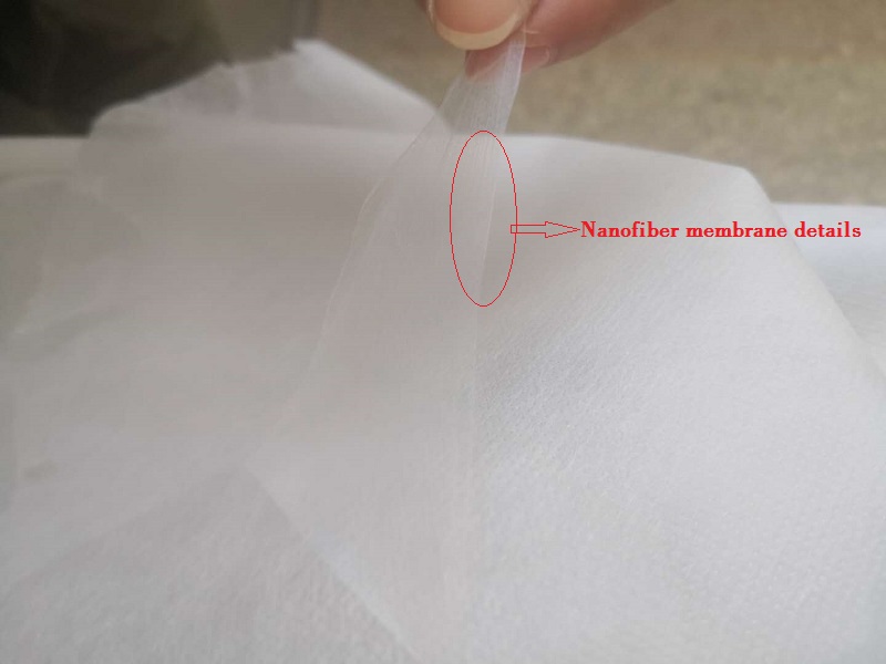 High PerformanceCrab Feed - Nanofiber Membrane Replace Melt-Blown Fabric Mask Material  – E.Fine