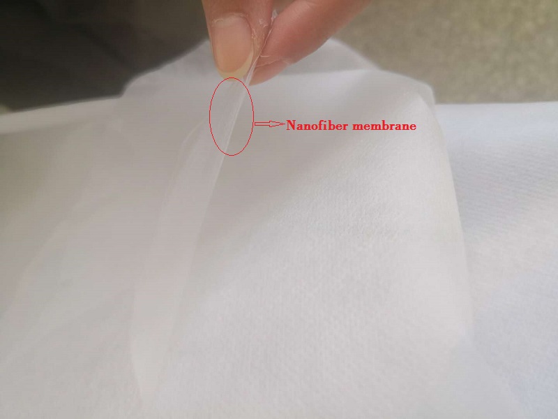 Wholesale Dealers of Animal Probiotics Feed Additives - High-efficiency filtration Mask FFP3 standard material nanofiber membrane  – E.Fine