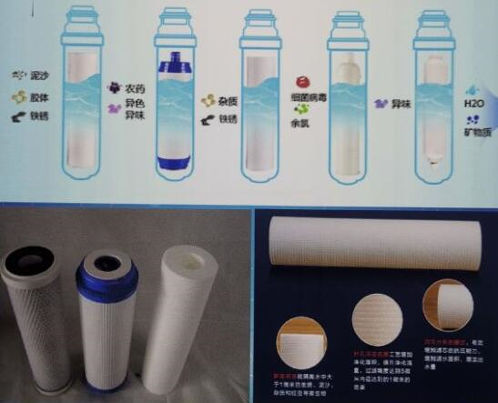 Nanofilament membrane water purifier filter element